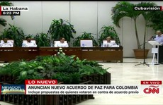 Chính phủ Colombia, FARC ký lại thỏa thuận hòa bình