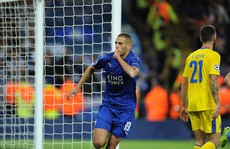 Slimani tỏa sáng, Leicester đánh bại Porto