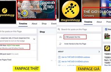 Nhiều website giả mạo Thế Giới Di Động và Điện máy Xanh