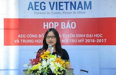 AEG công bố 146 học sinh Việt Nam trúng tuyển ĐH Mỹ