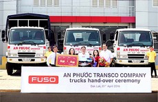 FUSO Việt Nam bàn giao lô xe tải cho Công ty An Phước