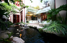 Ngôi nhà có thiết kế mở ra những khoảng trời riêng