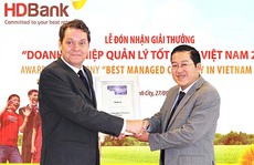 HDBank nhận giải “Doanh nghiệp quản lý tốt nhất”