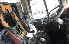 Vũng Tàu: Xe khách giường nằm bất ngờ bốc cháy