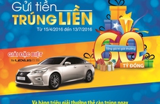 Sacombank tìm ra khách hàng trúng xe Lexus