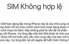 iPhone khóa mạng ở Việt Nam cẩn thận khi reset