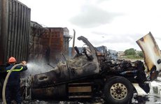 Hải Phòng: Lái xe dũng cảm cứu 4 xe bốc cháy