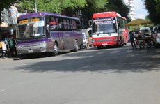 Cấm xe khách trên 25 chỗ chạy trên đường Lê Hồng Phong