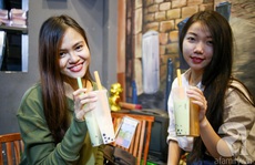 Trà sữa 2 ngăn đang khiến giới trẻ Sài Gòn điên đảo