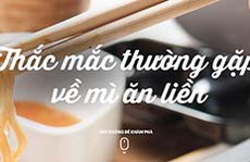 Acecook Việt Nam ra mắt chuyên trang về mì ăn liền