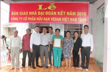 Vedan Việt Nam trao tặng 25 nhà tình thương