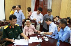 Lấy mẫu giám định ADN liệt sĩ hy sinh tại hang Tám Cô
