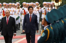 Cận cảnh lễ đón Thủ tướng Shinzo Abe tại Phủ Chủ tịch