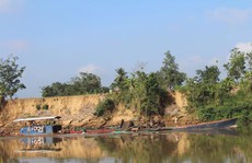 “Cát tặc” lộng hành trên sông Đồng Nai