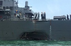 Tàu Hải quân Mỹ gặp nạn 4 lần tại  châu Á trong năm 2017