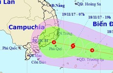 Áp thấp khả năng mạnh lên thành bão hướng vào TP HCM