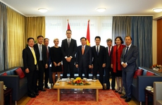 Phó Thủ tướng Vương Đình Huệ gặp nhiều tập đoàn Thụy Sỹ