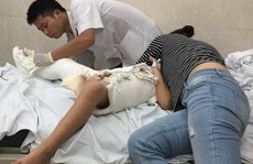 Đưa học sinh gãy chân ở trường Nam Trung Yên đi giám định