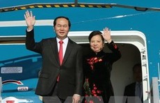 Chủ tịch nước Trần Đại Quang lên đường thăm Trung Quốc