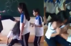 6 nữ sinh đánh hội đồng, lột áo bạn giữa lớp