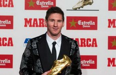 Messi lần thứ 4 đoạt 'Chiếc giày vàng châu Âu'