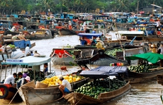 Chợ nổi Cái Bè đang... chìm!