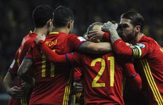 Dàn sao Tây Ban Nha mở đại tiệc bàn thắng trước Israel