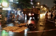 Xe tải tông xe máy, 3 công nhân KCN Tân Tạo tử vong