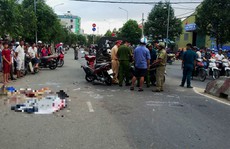 Xe máy tông nhau, 1 người chết, 1 người nguy kịch