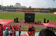Lắp 15 màn hình 'khủng' 60-120 m2 xem U23 Việt Nam đá chung kết