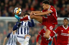 Liverpool thua sốc West Brom, dừng bước sớm FA Cup