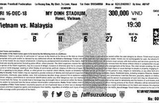 AFF Cup 2018: Vé trận gặp Malaysia đắt hơn vé trận Campuchia