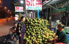Tham rẻ mua dừa xiêm 5.000 đồng/quả, về bổ ra được 1, 2 giọt nước