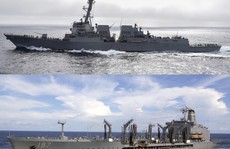 Tàu chiến Mỹ tăng tần suất qua eo biển Đài Loan