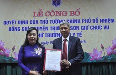 Ông Nguyễn Trường Sơn chính thức giữ chức vụ Thứ trưởng Bộ Y tế