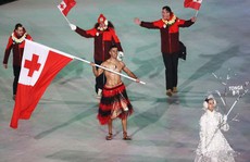 'Nam thần' xứ Tonga làm điên đảo Thế vận hội mùa Đông