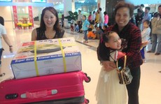 Hai chuyến bay từ Đài Loan đưa cô dâu Việt về quê ăn Tết