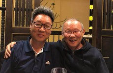 HLV Park Hang Seo ăn tối cùng 'sư phụ thứ 2' của Hoàng Xuân Vinh
