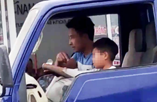 Vụ bé trai lái xe tải trên phố Sầm Sơn: Chú dạy cháu 10 tuổi lái xe