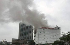 Cháy lớn tại quán karaoke ở  Hà Tĩnh, giải cứu một số người mắc kẹt