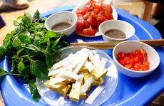 Sứa đỏ mắm tôm, món ngon kỳ lạ của Hà Nội