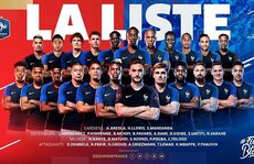 Tuyển Pháp chốt danh sách dự World Cup: Không Martial, Lacazette