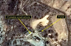 Triều Tiên xây đài quan sát tại bãi thử hạt nhân Punggye-ri