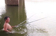 Đổ xô câu cá ngoại lai ở hồ Trị An