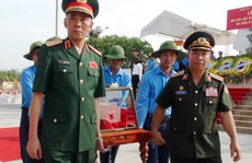 An táng 18 hài cốt liệt sĩ hy sinh tại Lào