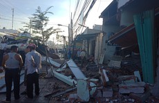 Vũng Tàu: Kinh hoàng xe bồn tông sập nhà trên đường 30 tháng 4