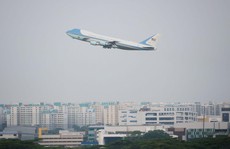 Tổng thống Donald Trump rời Singapore