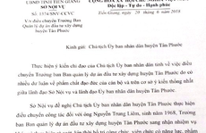 Vi phạm đạo đức, một trưởng ban bị điều chuyển