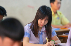 Phổ điểm THPT quốc gia ở mức trung bình