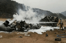 Hàn Quốc: Vừa sửa xong, trực thăng rớt khi bay thử lại, 5 người chết